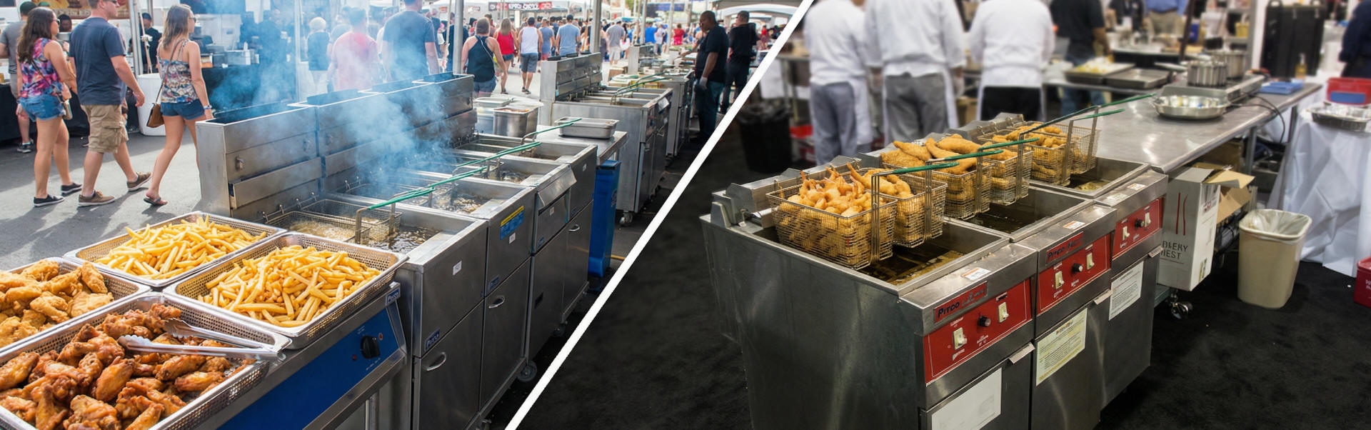 Portable Propane Gas and Electric Deep Fryers for Rent