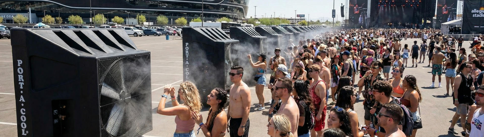 Large Port A Cool Evaporative Cooling Fan Rental