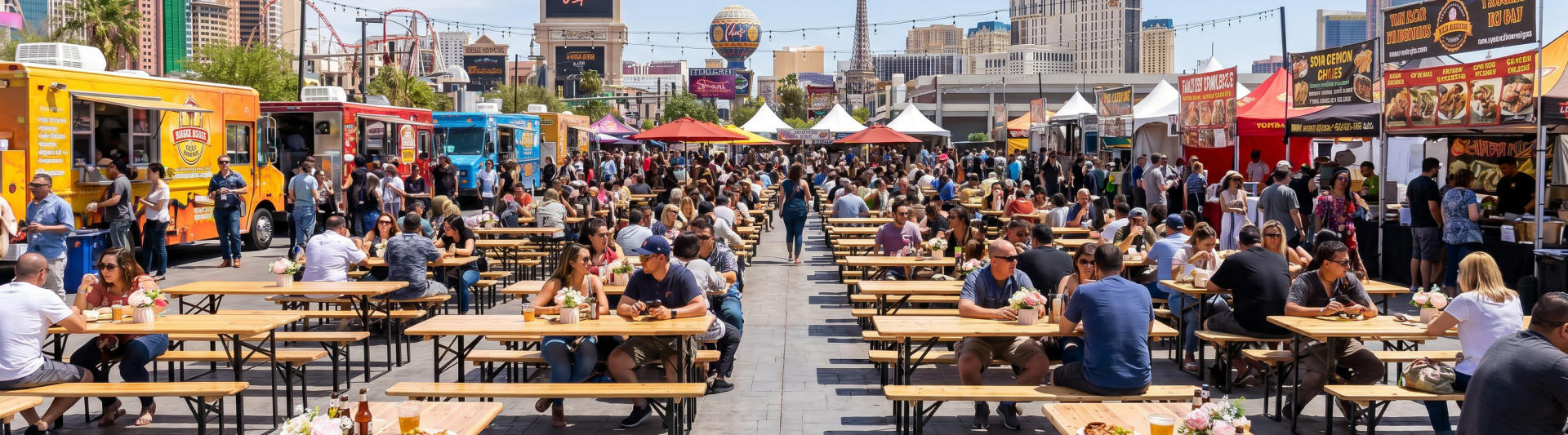 Picnic Table Rental Large Outdoor Events in Las Vegas
